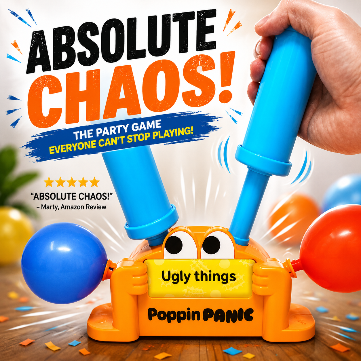 🎈 Poppin' Panic Balloon Party Game | Hilarious Family Game Night Fun