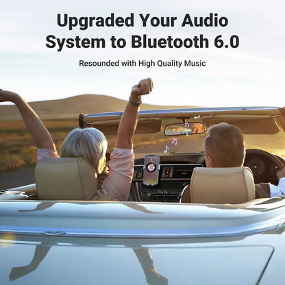 🚗 Bluetooth 6.0 AUX Adapter for Car | Wireless Music & Hands-Free Calling