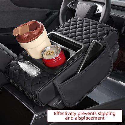 Car Center Console Armrest Organizer | 5-in-1 Storage Cover