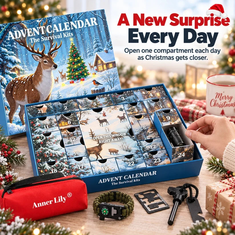 🎄 50% OFF Today! 24-Day Outdoor Gear Advent Calendar for Men