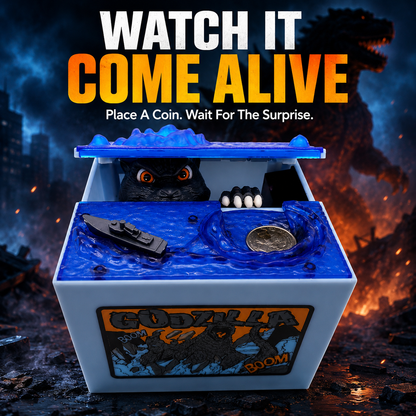 🦖 Interactive Monster Coin Bank – Fun Coin-Stealing Money Box for Kids & Monster Fans