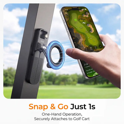 📱 360° Foldable Magnetic Phone Holder – Strong Grip for Golf, Gym & Travel