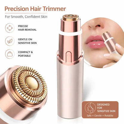 ✨ Painless 2-in-1 Facial & Eyebrow Trimmer – Smooth Skin & Perfect Brows Anytime