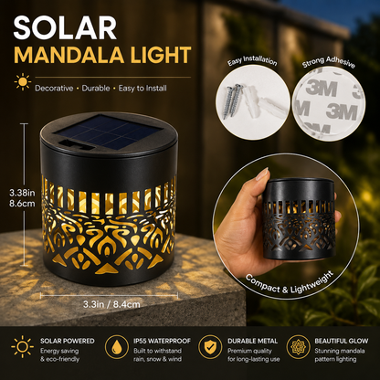2026 New Solar Mandala Lights