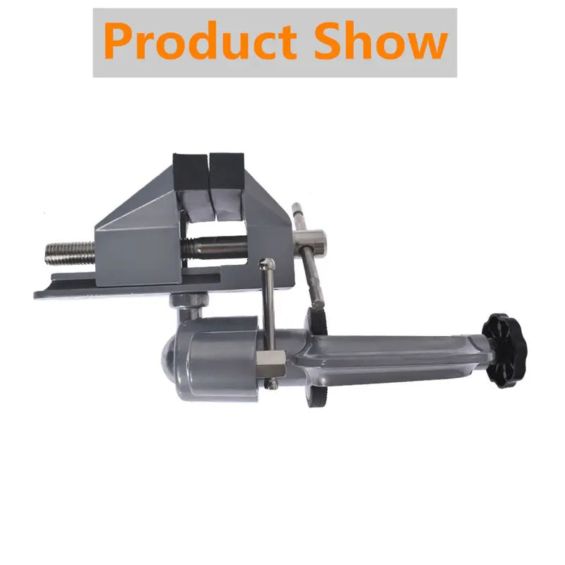 3" Aluminum Work Bench Vise - 360° Swivels, Universal Clamp, 2" Jaw Opening, Rotating Design, New, Swivels 360°, Aluminum Body, 45° Tilt Adjust, 360 Degrees Rotating Jaw