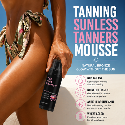 1 Hour Express Self Tanner Mousse | Natural Bronze Glow Without The Sun