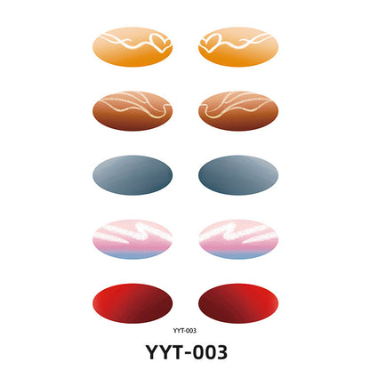 ✨ 5-Pair Pre-Designed Eyeshadow Transfer Stickers – Complete Eye Looks in Seconds