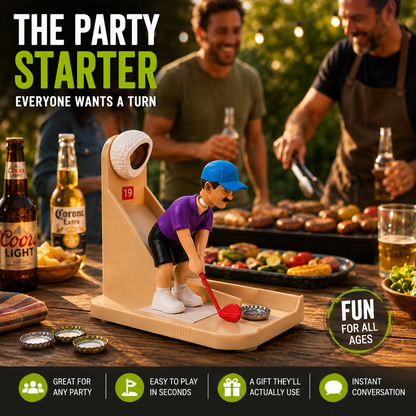 Mini Golf Bottle Opener Game for Beer Lovers & Party Gifts