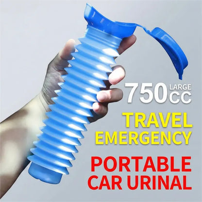 🚗 750ml Retractable Emergency Urinal – Portable Travel & Camping Toilet