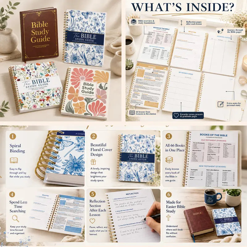 Understand Every Book 📖 66-Book Bible Study Guide & Devotional Journal