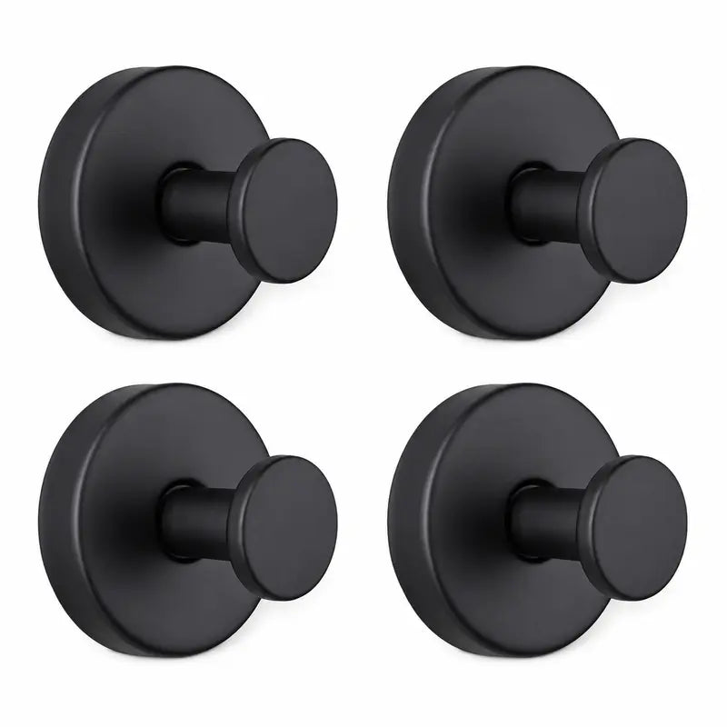 8PCS Heavy Duty Adhesive Wall Hooks – No Drill, Waterproof & Damage-Free Storage Solution