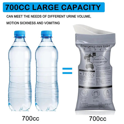 8/16/32PCS Disposable Emergency Urinal Bag, Portable Camping Pee Bags, Travel Pee Bags, Car Traffic Jam Emergency Portable Urine Bag, Vomit Bags, for Men Women Patient