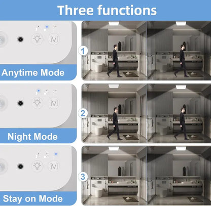 💡 Rechargeable Motion Sensor Ceiling Light – No Wiring, Dimmable & Remote Controlled