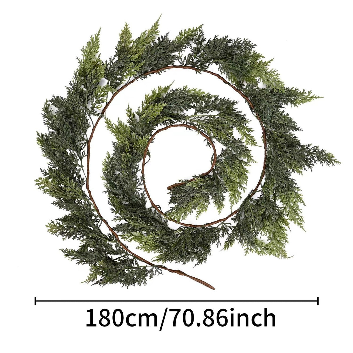 🎄Lush Artificial Cedar Garland 🔥Buy 2 Free Shipping