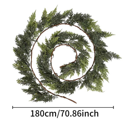 🎄Lush Artificial Cedar Garland 🔥Buy 2 Free Shipping
