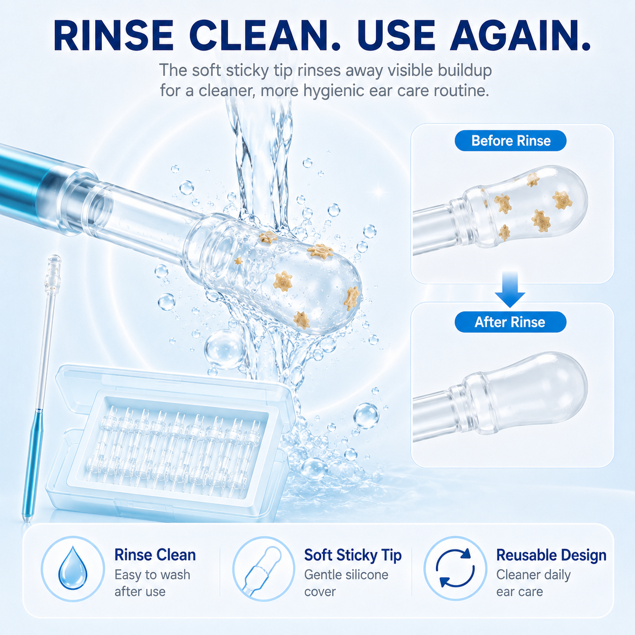 🧼Disposable Earwax Removal Swabs