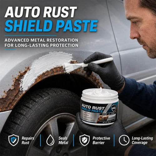 💯🚗49% OFF NOW! Car Metal Rust Repair Paste‑ Auto Rust Shield Anti‑Corrosion Restoration Cream, Long‑Lasting Protective Barrier for Car Metal Surfaces