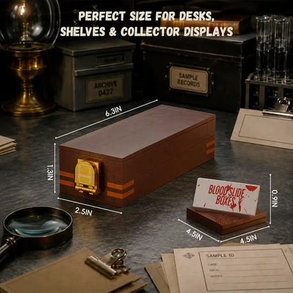 Blood Slide Trophy Box Building Block Set – Dark Crime Collectible 🩸