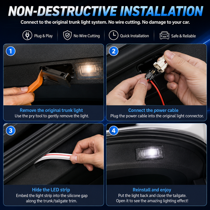 💡 SUV Trunk LED Light Strip | Dynamic Cargo Light Upgrade