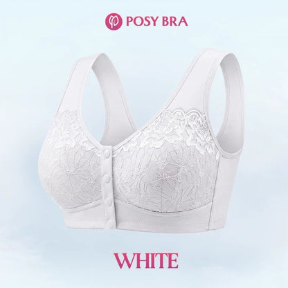 Posy Bra - Front Closure Breathable Cotton Lifting Bra for Seniors