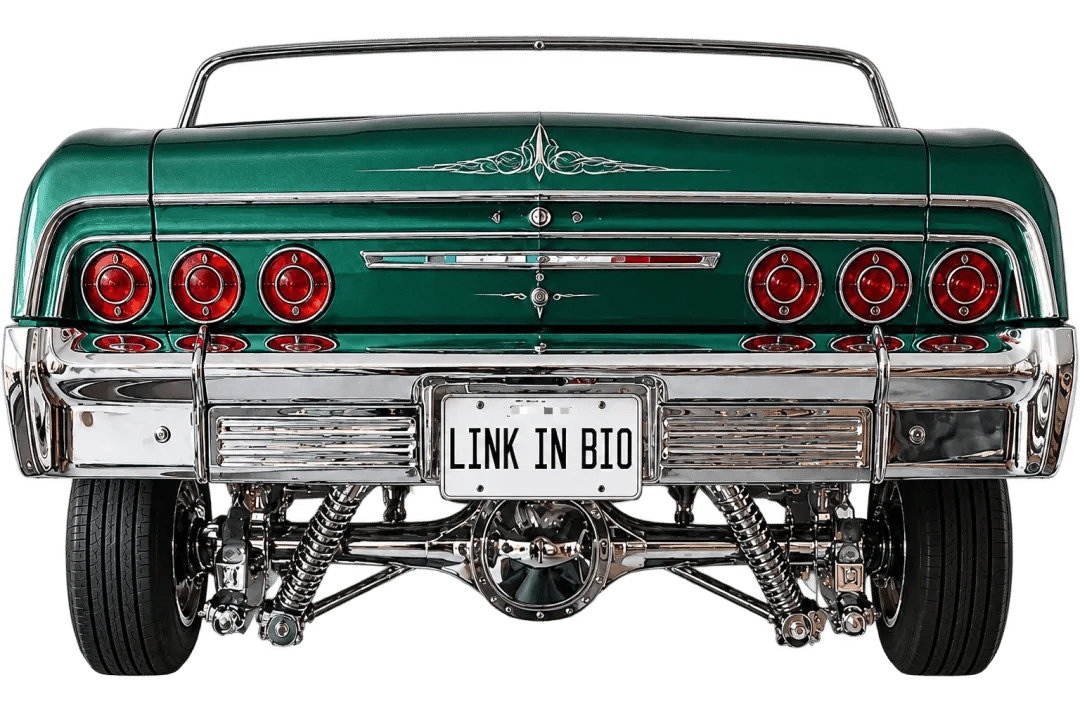 🚗 Classic Lowrider Car Rear Wall Shelf Lamp