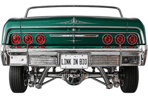 🚗 Classic Lowrider Car Rear Wall Shelf Lamp