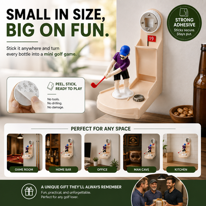 🏌️ 50% Off Today 🍾 Interactive Golfer Bottle Opener