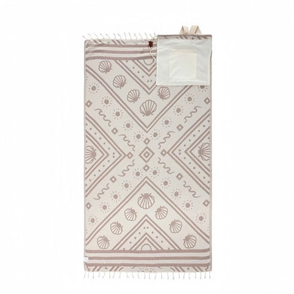 Beach Bag That Turns Into a Towel in Seconds