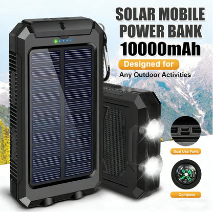 ⚡ SPECIAL OFFER | 30000mAh Solar Power Bank – High-Capacity Portable Charger for Outdoor Use