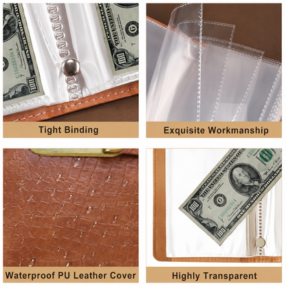 💵 100-Envelope Savings Challenge Binder with Password Lock – Secure Cash Organizer