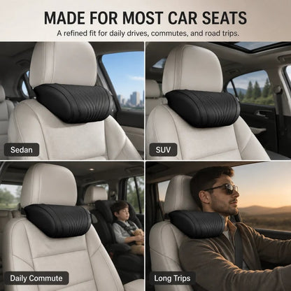 💯Premium Car Seat Headrest & Lumbar Support Cushion