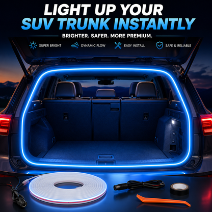 💡 SUV Trunk LED Light Strip | Dynamic Cargo Light Upgrade