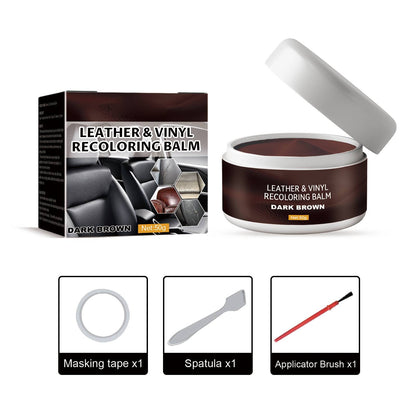 ✨ Leather & Vinyl Recoloring Balm Kit – Restore Faded Seats & Furniture
