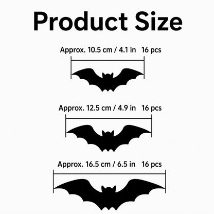 🦇 3D LED Bat Wall Decorations – Create a Spooky Halloween Glow in Seconds!