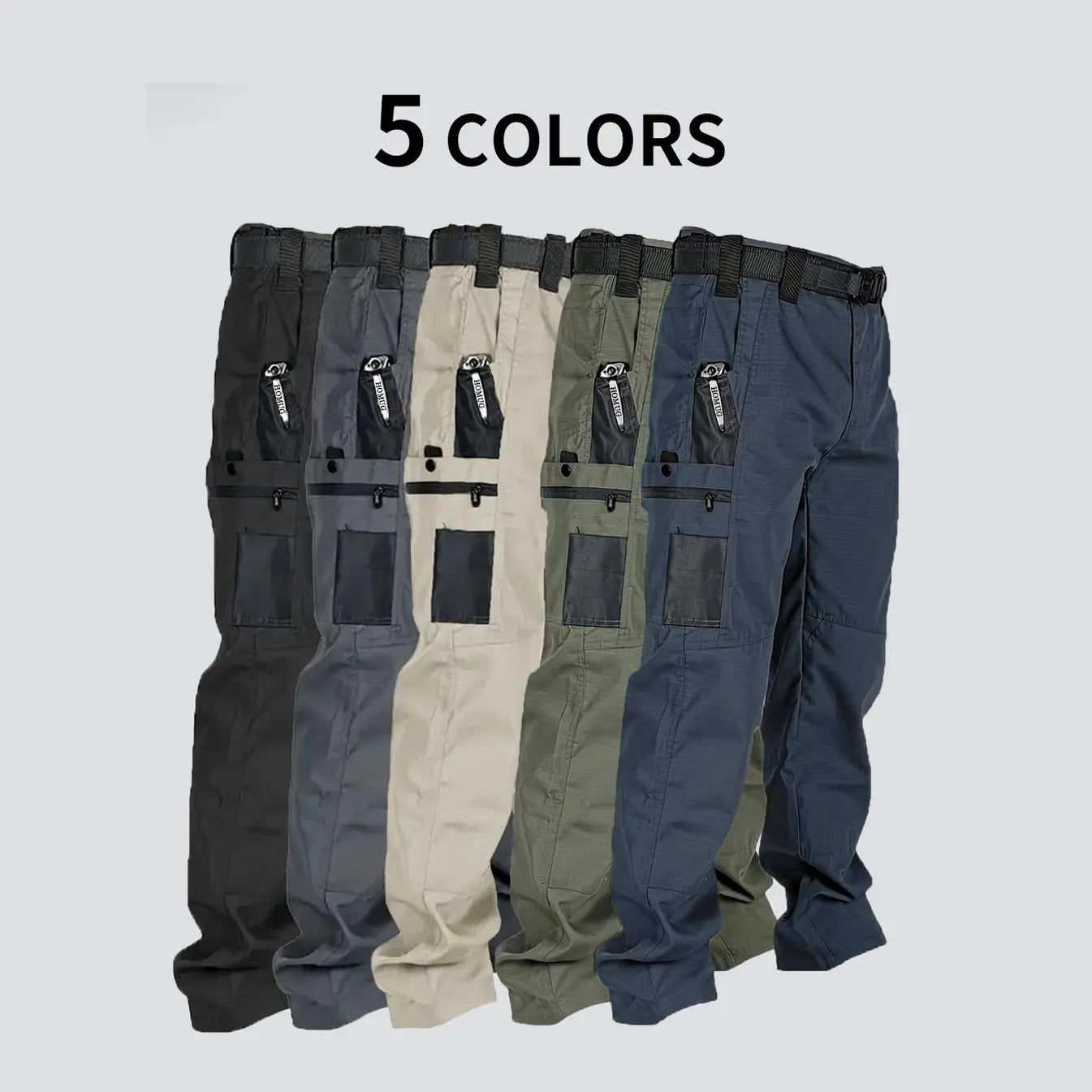 Men's Tactical Cargo Pants | Water-Resistant Outdoor Work & Hiking Pants