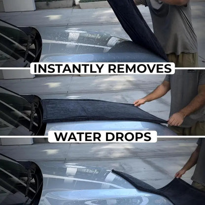 🚗 One-Towel Drying Power – 1300GSM Microfiber Mega Drier with Edgeless Design, Lint-Free & Gentle on Paint for Trucks, SUVs