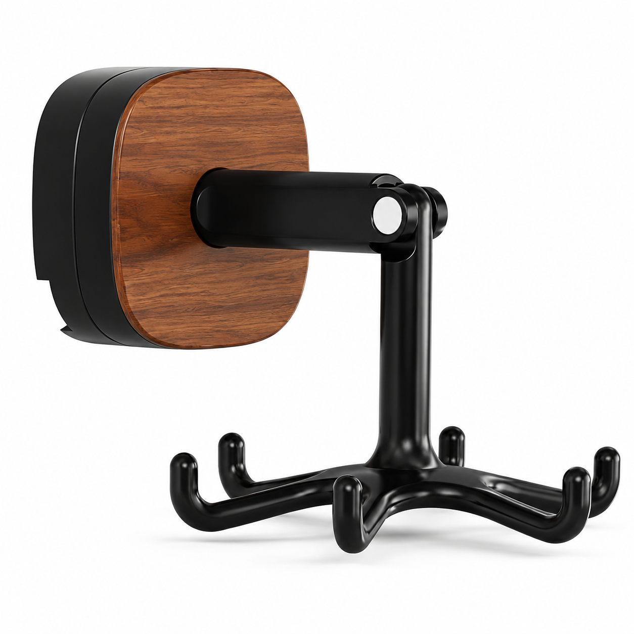 360° Rotating 6-Hook Suction Organizer – No-Drill Space-Saving Storage🪝