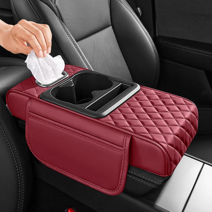 Car Center Console Armrest Organizer | 5-in-1 Storage Cover