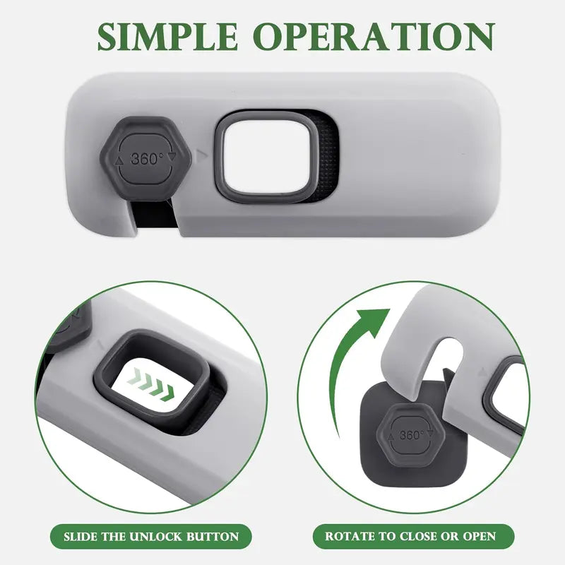 🔒 5-Pack Child Safety Locks – No Drill, Easy Install