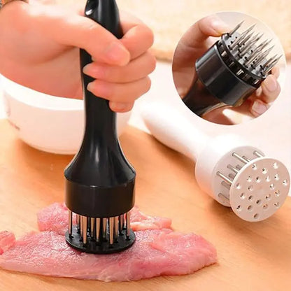 🥩 21-Pin Meat Tenderizer – Quick Marinade & Juicier Steak Prep