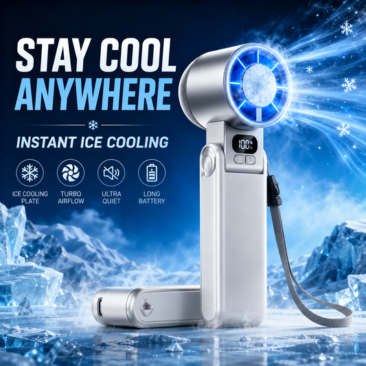 🔥 55% OFF TODAY ❄️ IceCool Turbo Fan – Instant Semiconductor Cooling