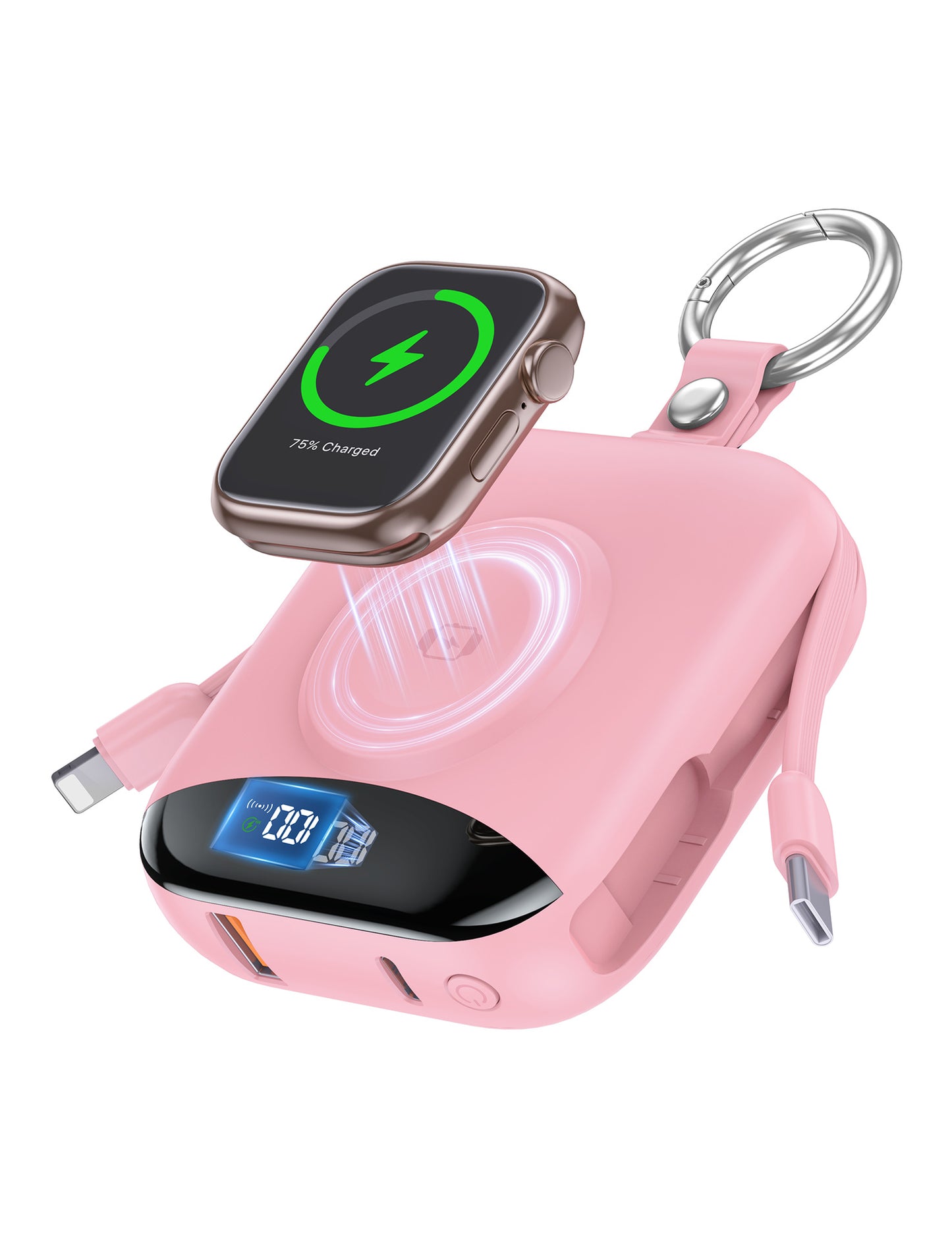 🔥 LAST DAY 50% OFF-🔋 3-in-1 Magnetic Power Bank 10000mAh – Portable Charger for iPhone, Apple Watch & AirPods