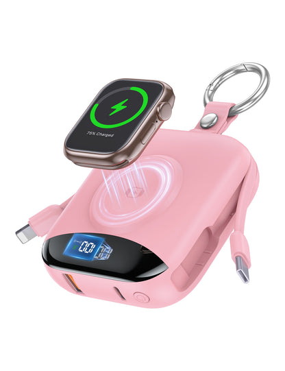 🔥 LAST DAY 50% OFF-🔋 3-in-1 Magnetic Power Bank 10000mAh – Portable Charger for iPhone, Apple Watch & AirPods