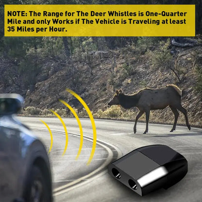 🦌 4PCS Deer Warning Whistles – Easy-Install Wildlife Alert for Cars, Trucks, RVs & Motorcycles