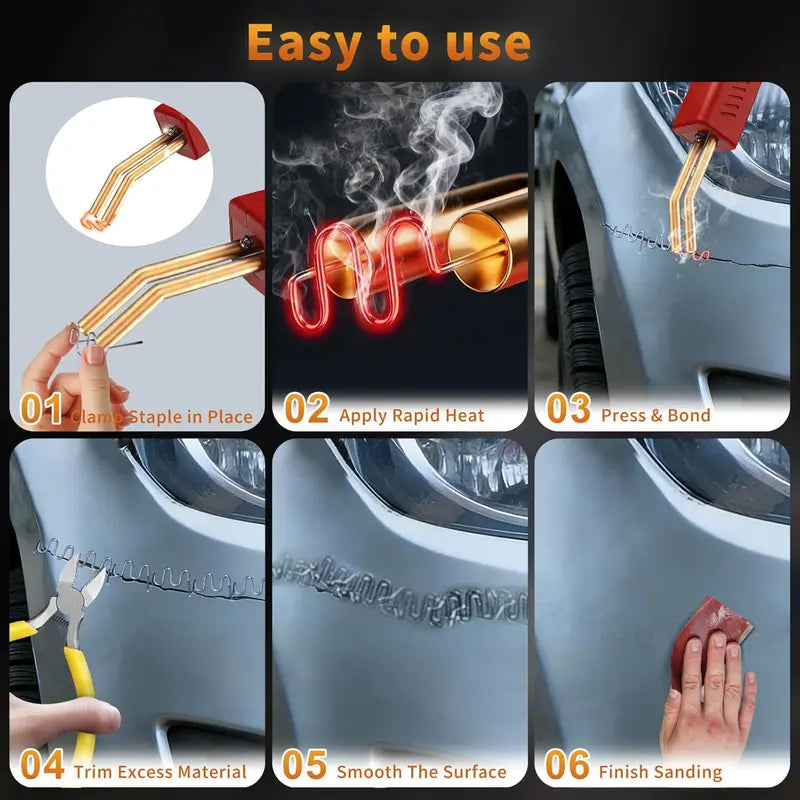 🛠️ Plastic Welder Repair Kit – Fast DIY Fix for Bumpers & Cracked Plastic
