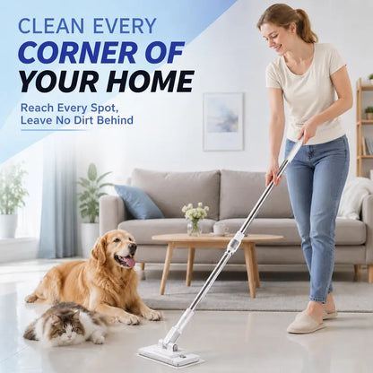 ✨ Slim Flat Floor Mop – 360° Flexible Wet & Dry Cleaning
