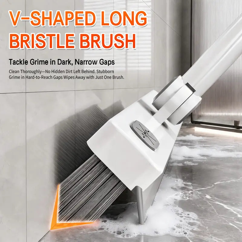 SOPAMI 180° Rotating Gap Cleaning Tool - Extendable Adjustable No-Touch Cleaner for Windows, Sliding Doors, Narrow Spaces, Home Deep Cleaning