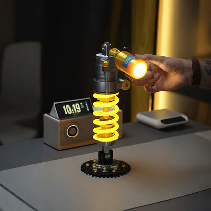 💡 Father's Day Garage Decor Lamp – Racing Suspension Inspired Industrial Light🚘