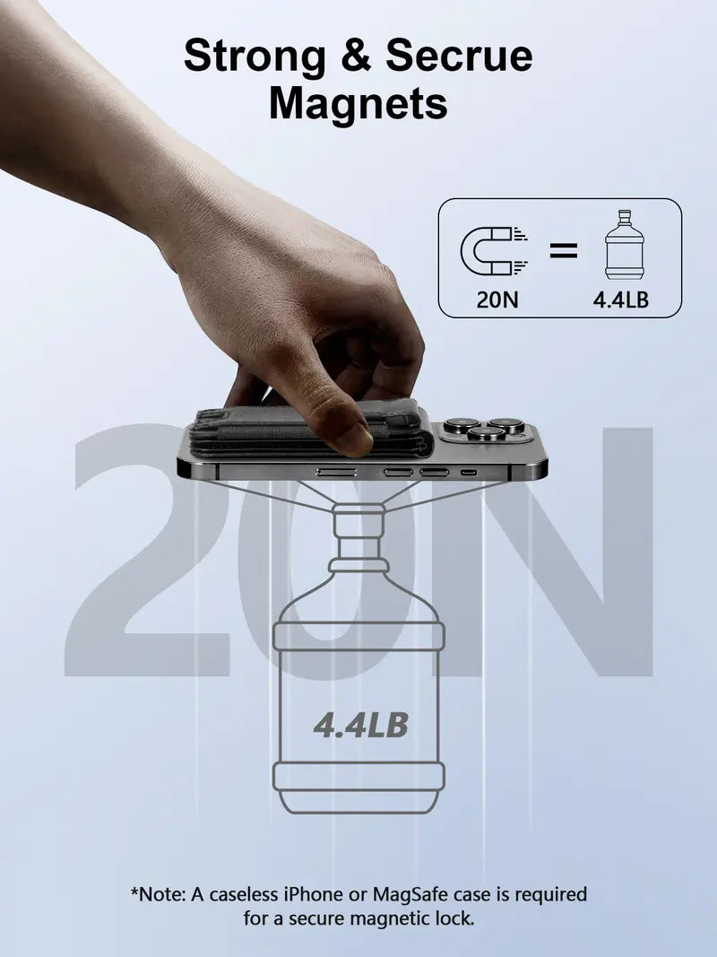 20N strong magnetic wallet attachment