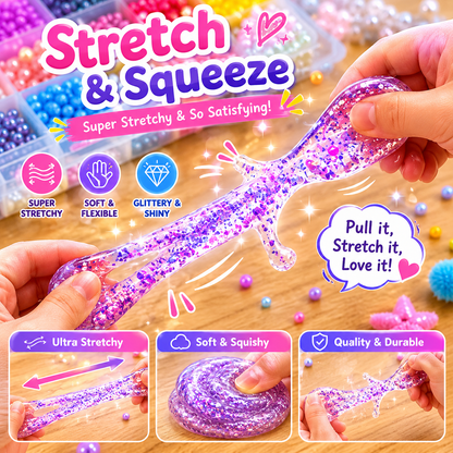 【Summervibes】3 Pack Baby Squishies Glittery Slow Rising Fidget Toys